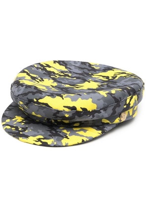 Manokhi camouflage print cap - Grey