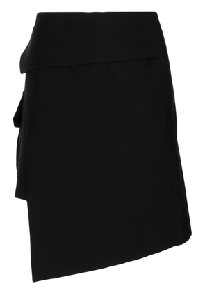 Off-White Toybox Dry asymmetric skirt - Black
