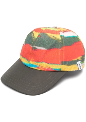 Mackintosh TIPPING Pop Camo-pattern baseball cap - Green