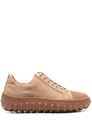 Camper two-tone lace-up sneakers - Neutrals