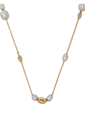 THE ALKEMISTRY 18kt yellow gold Viana pearl and gold bead necklace