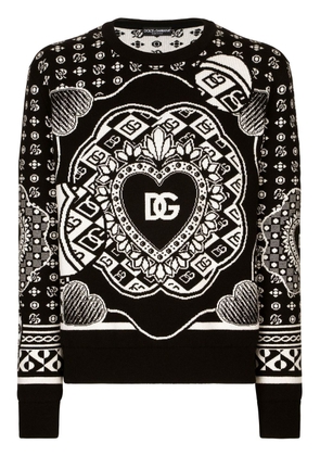 Dolce & Gabbana logo-print jumper - Black