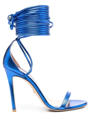 Stuart Weitzman Nudistwrap 110mm stiletto sandals - Blue