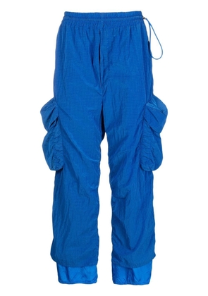 Sunnei cargo-pocket track pants - Blue