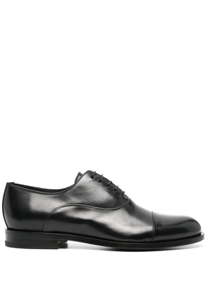 Tagliatore leather oxford shoes - Black