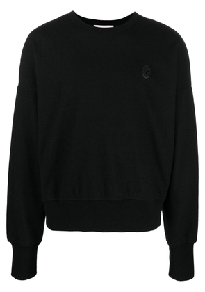 Alexander McQueen logo-patch wool sweatshirt - Black