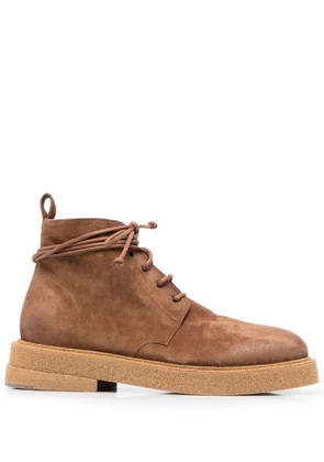 Marsèll lace-up suede ankle boots - Neutrals