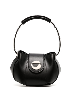 Coperni U.F.O leather shoulder bag - Black