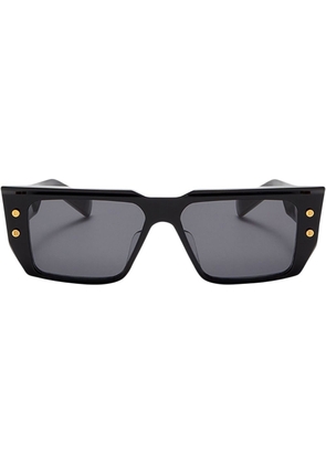 Balmain Eyewear logo square-frame sunglasses - Black