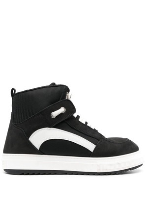 Dsquared2 two-tone high-top sneakers - Black