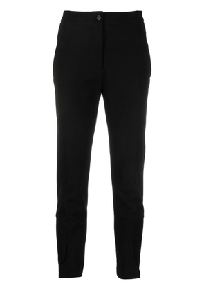 ASPESI Slim-fit high-waisted trousers - Black