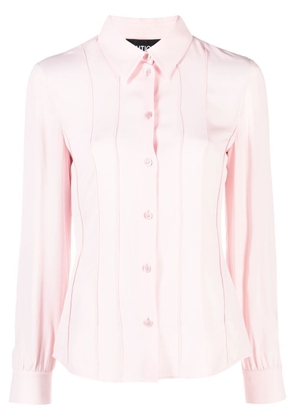 Boutique Moschino pleated long-sleeve shirt - Pink