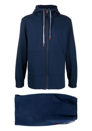 Kiton hooded track suit - Blue