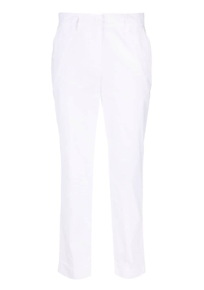 P.A.R.O.S.H. tapered cotton trousers - White