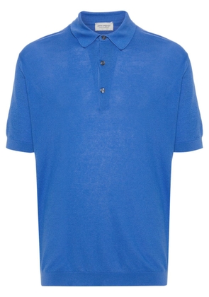 John Smedley cotton piqué polo shirt - Blue