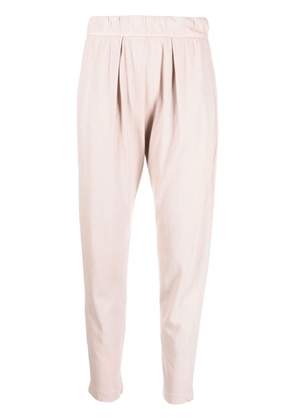 Raquel Allegra tapered cotton trousers - Pink