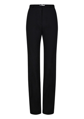 Rabanne wool straight-leg trousers - Black