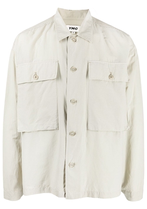 YMC Military buttoned-up shirt - Neutrals