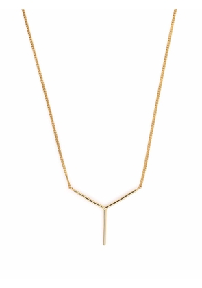Y/Project Y-shaped necklace - Gold