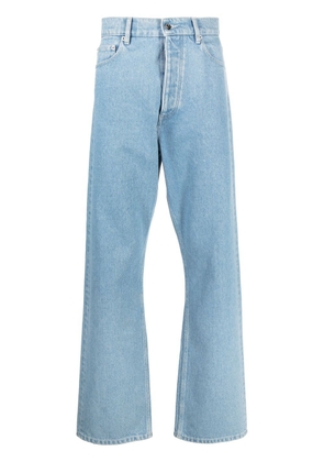 Nanushka high-waist straight-leg jeans - Blue