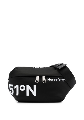 Burberry logo-print belt bag - Black
