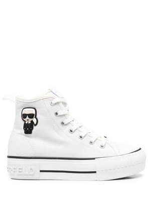 Karl Lagerfeld Karl hi-top platform sneakers - White