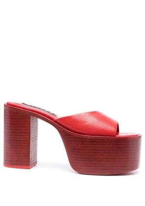 Simon Miller 120mm slip-on sandals - Red