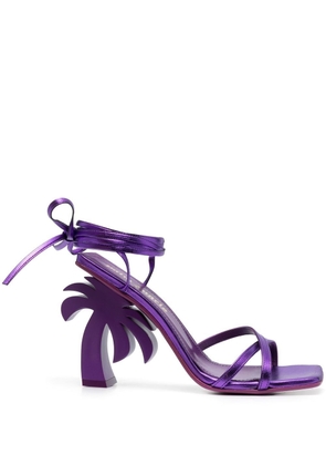 Palm Angels Palm Beach lace-up sandals - Purple