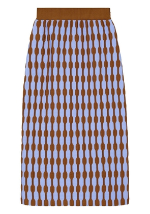 Tory Burch high-waisted pencil skirt - Blue