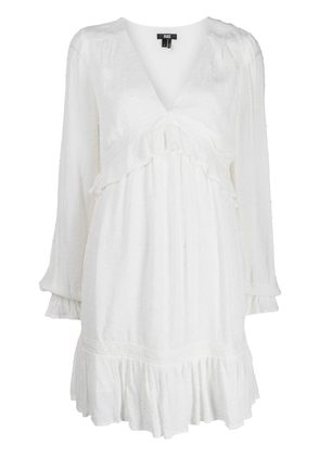 PAIGE Odelise ruffle-trim dress - White