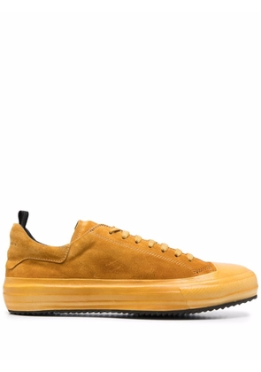Officine Creative tonal suede sneakers - Yellow