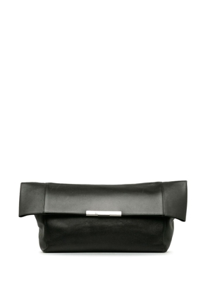 Céline Pre-Owned 2013 leather fold-over clutch bag - Black