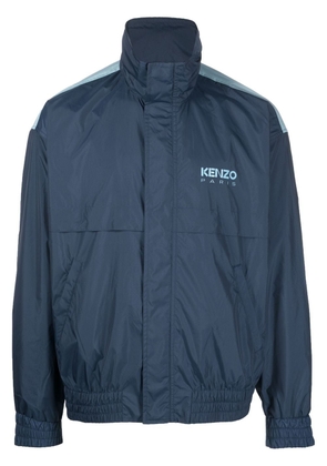 Kenzo logo-print jacket - Blue