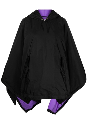 Mackintosh SIMA hooded poncho - Black
