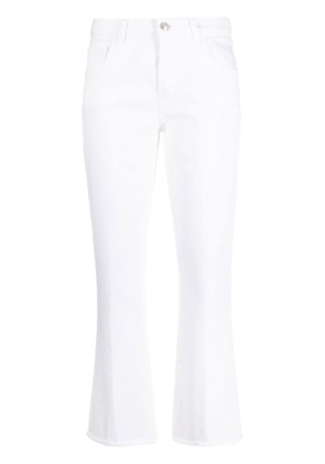 Fay kick-flare jeans - White