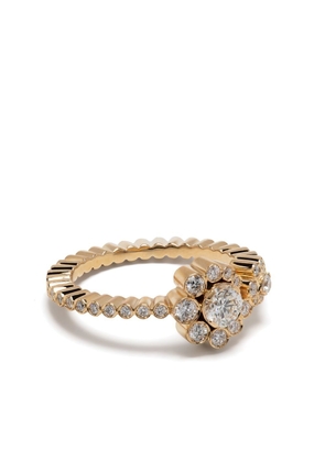 Sophie Bille Brahe 18kt yellow gold Celestine Fleur diamond ring