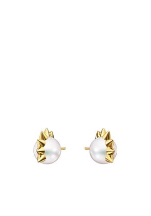 TASAKI 18kt yellow gold Collection Line Danger Spike earrings