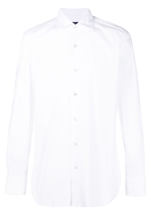 Finamore 1925 Napoli slim fit long-sleeved shirt - White