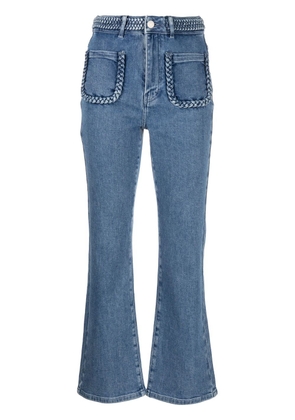Maje cropped flared jeans - Blue