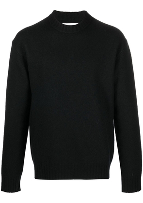 Jil Sander crew-neck pullover sweatshirt - Black