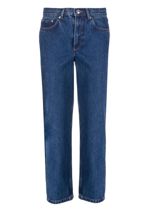 A.P.C. straight-leg cropped jeans - Blue