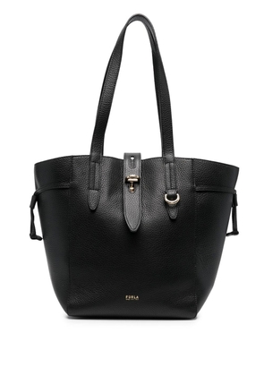 Furla Net leather tote bag - Black