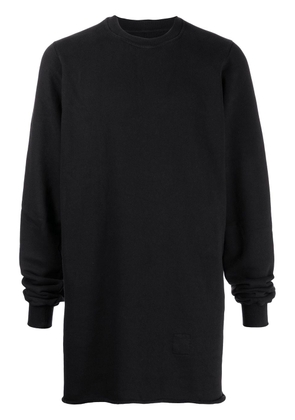Rick Owens DRKSHDW cut-out cotton sweatshirt - Black