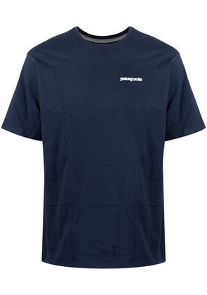 Patagonia logo print T-shirt - Blue