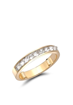 Pragnell 18kt yellow gold RockChic half-eternity diamond ring