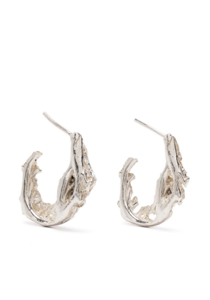 LOVENESS LEE small Argenti hoop earrings - Silver
