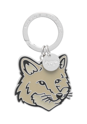 Maison Kitsuné Fox-head key ring - Silver