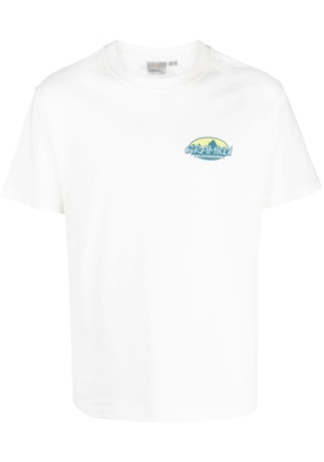 Gramicci logo-print cotton T-shirt - White