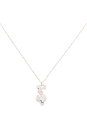 LOVENESS LEE S alphabet pendant necklace - Silver