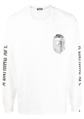 A BATHING APE® Ape patch pocket T-shirt - White